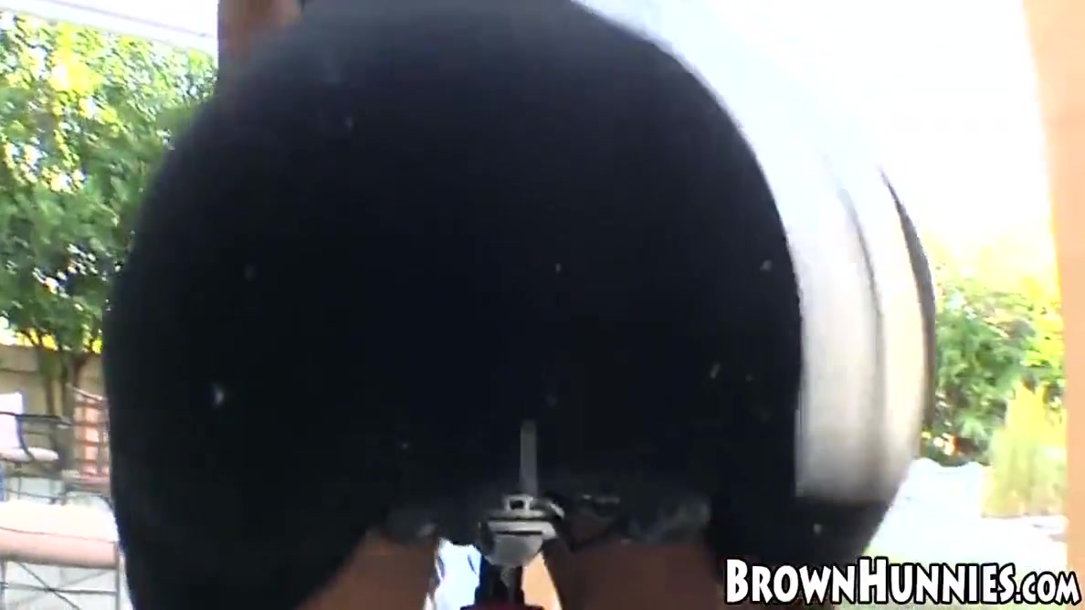 Oiled Ebony Ends With Hot Cum In Mouth After Pounding