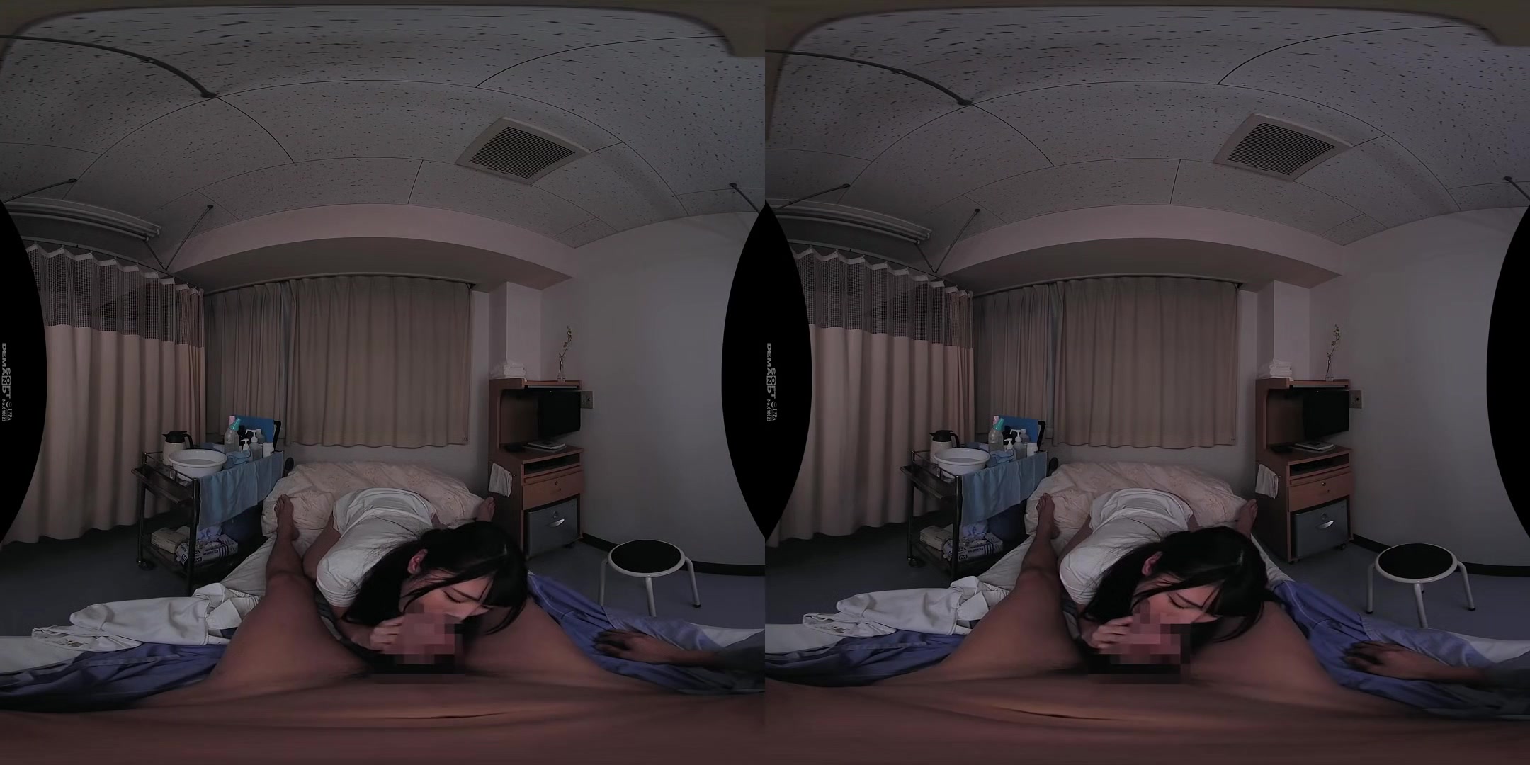 The Nurse in White Caught You Masturbating; Japanese Nurse Fetish POV
