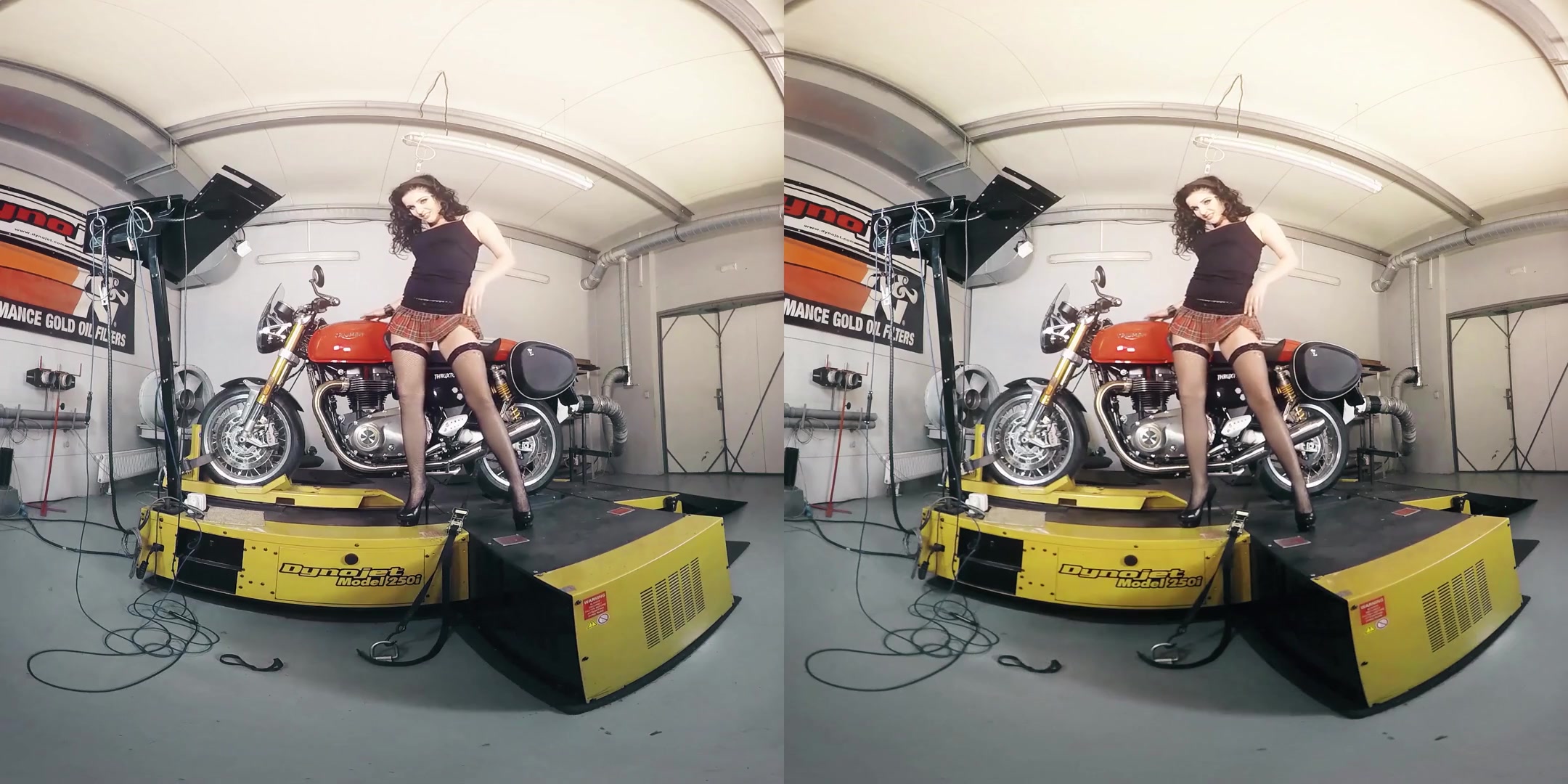 Lucia Denvile in Biker Babe Gets Turned on by a Test Drive - BravoModelsMedia