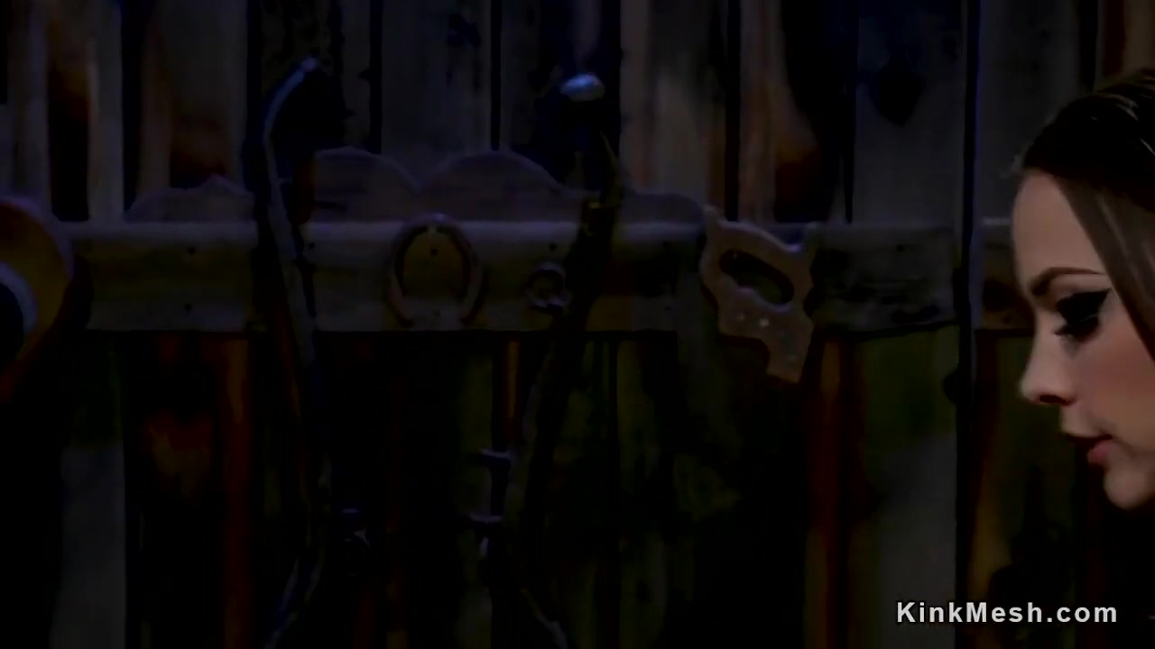 Lesbian Slave Gets Anal In Barn