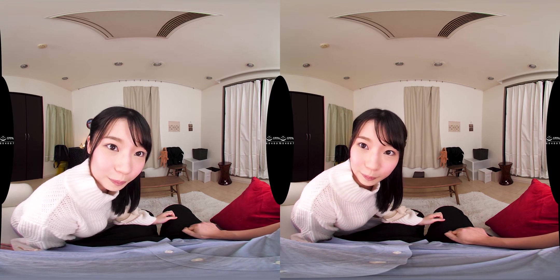 Busty Babe in Loose Clothes is Getting in the Mood - Big Tits Japanese Virtual Girlfriend Experience