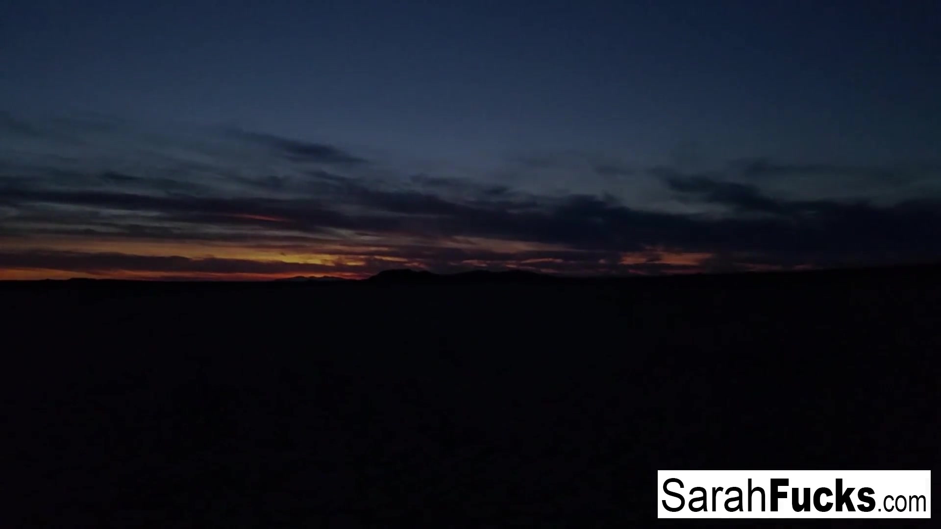 Sarah Jessie in Sexy Tattooed Hottie Strips On A Dry Bed Lake - SarahJessie
