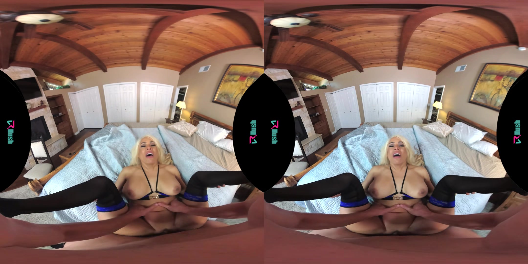 VRHUSH Busty blonde Luna Star has a surprise for you