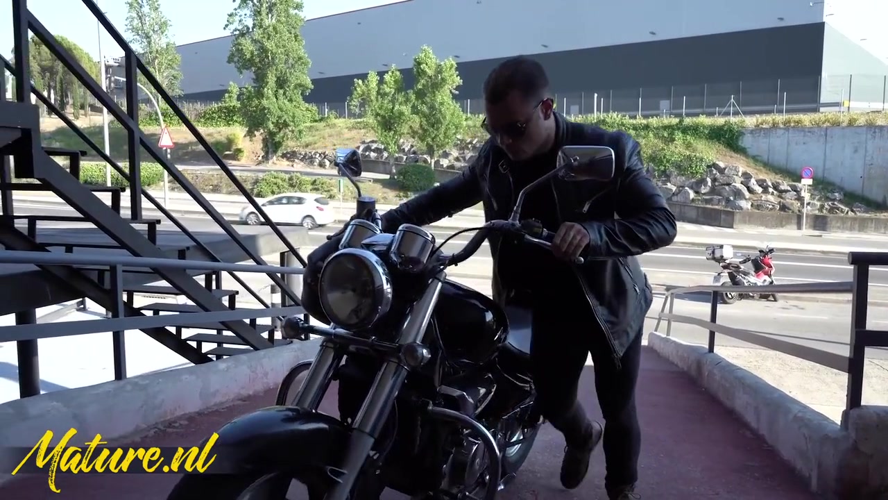 Spanish Mature Gets Smashed By Her Younger Biker Boyfriend - Mavi Burbujita