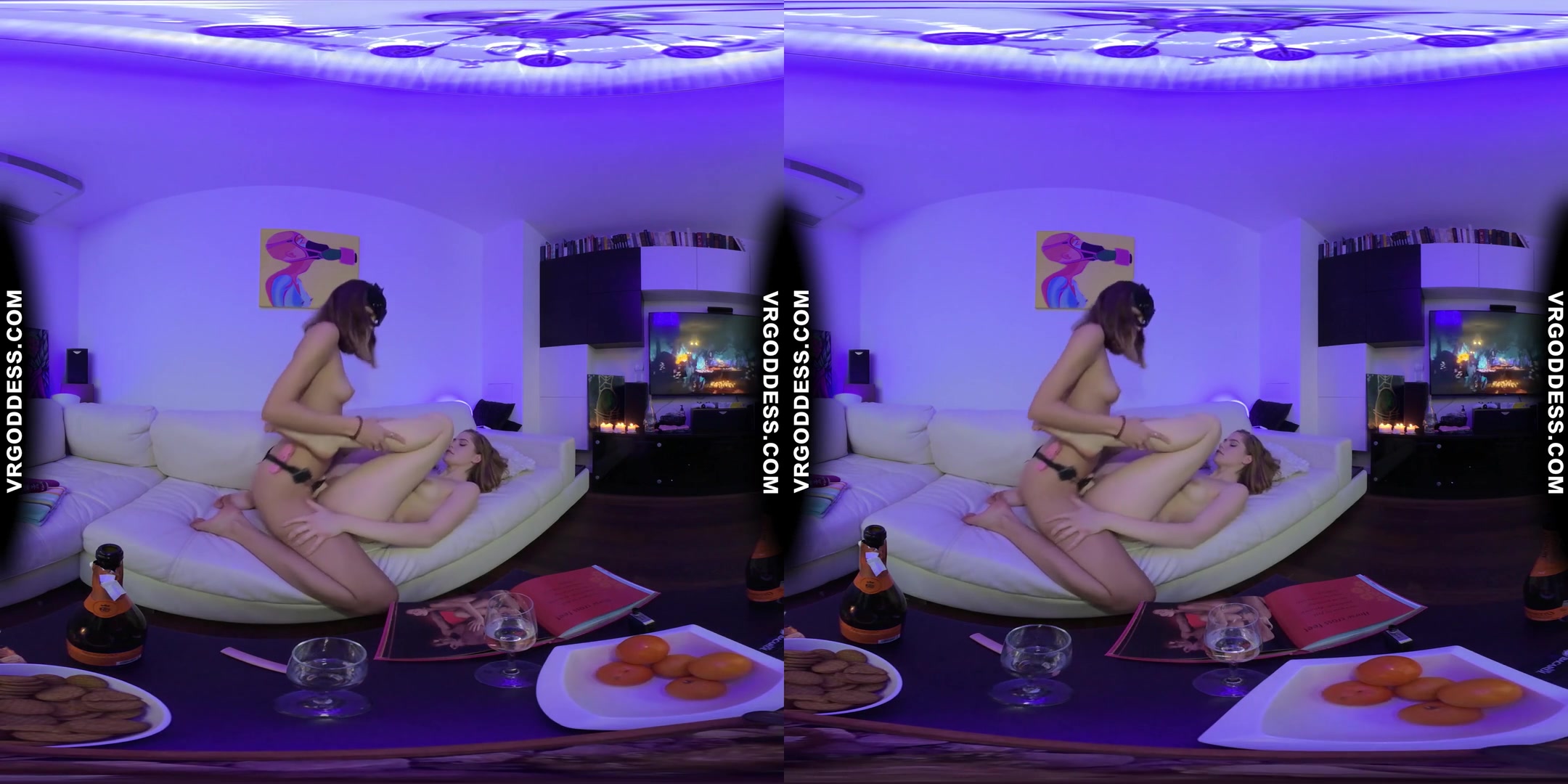 Strapon Lesbian Kama Sutra Miss Pussycat Cute Gorgeous Margarita Drinking Smoking Chilling