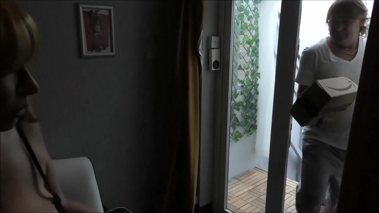 Amazon Delivery Guy Delivers The Goods - BarbySlut