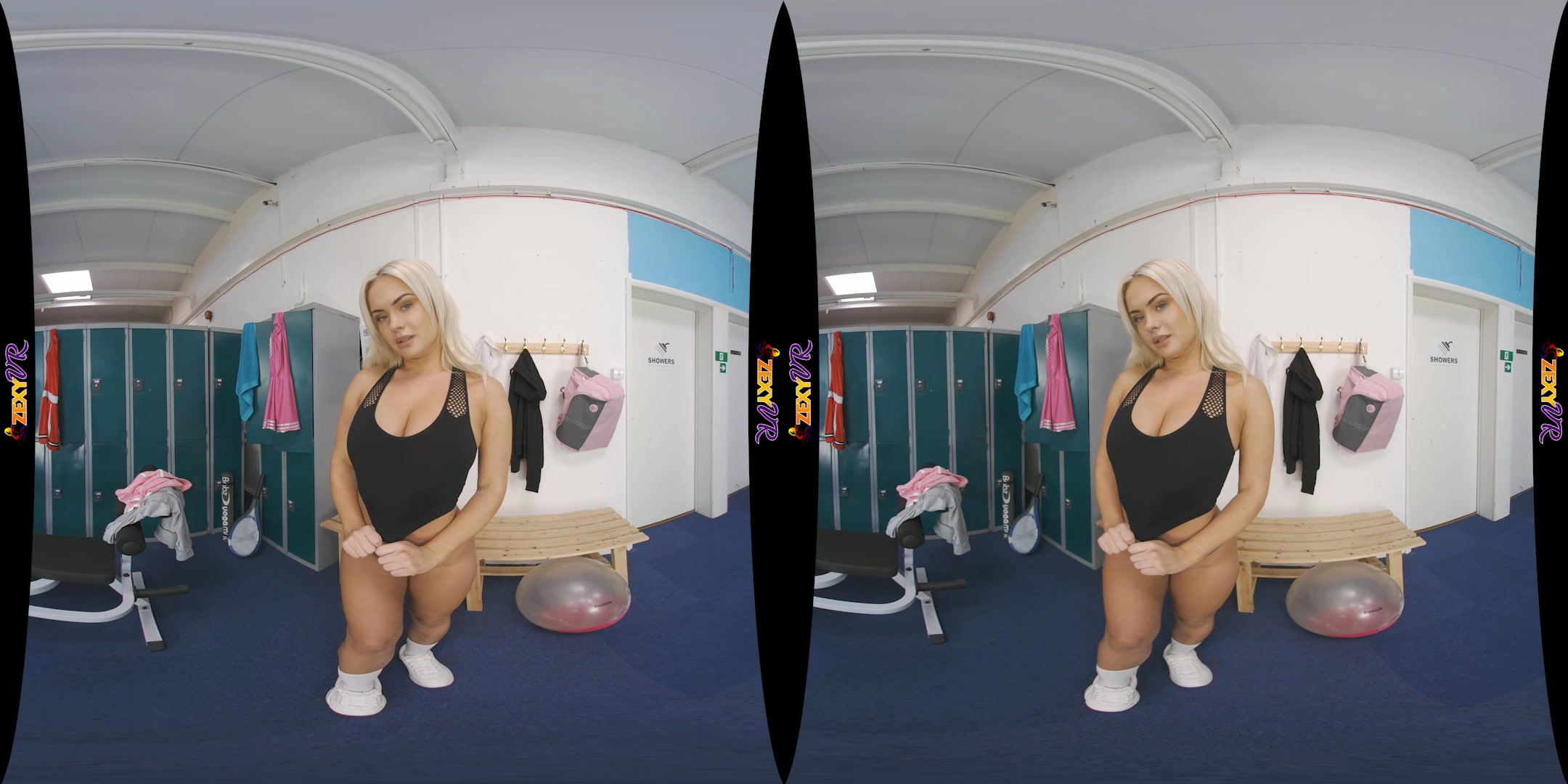 Off To The Showers featuring Louise - ZexyVR