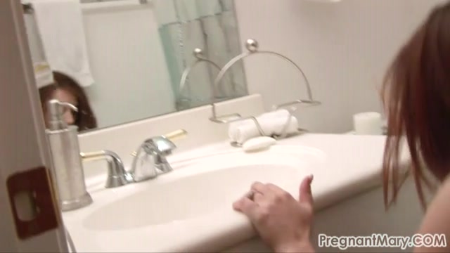 Masturbating in bathroom