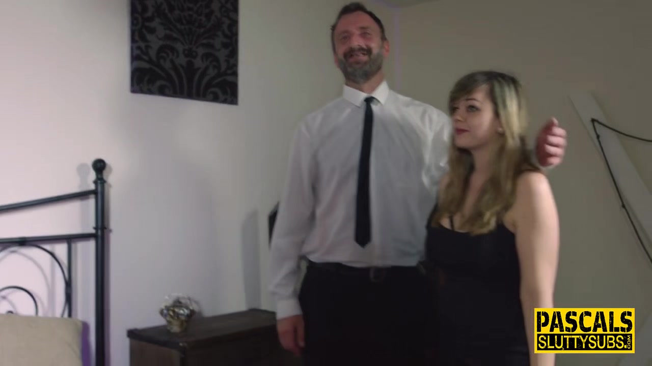 Chubby sub with big boobs gets pounded