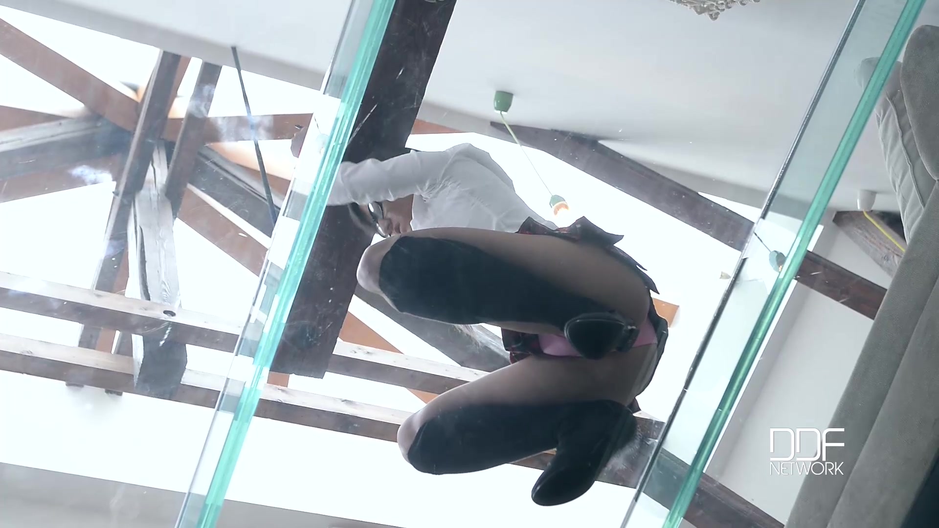 Leaking Roof: Submissive Gets Her Ass Crammed And Spanked - PornWorld