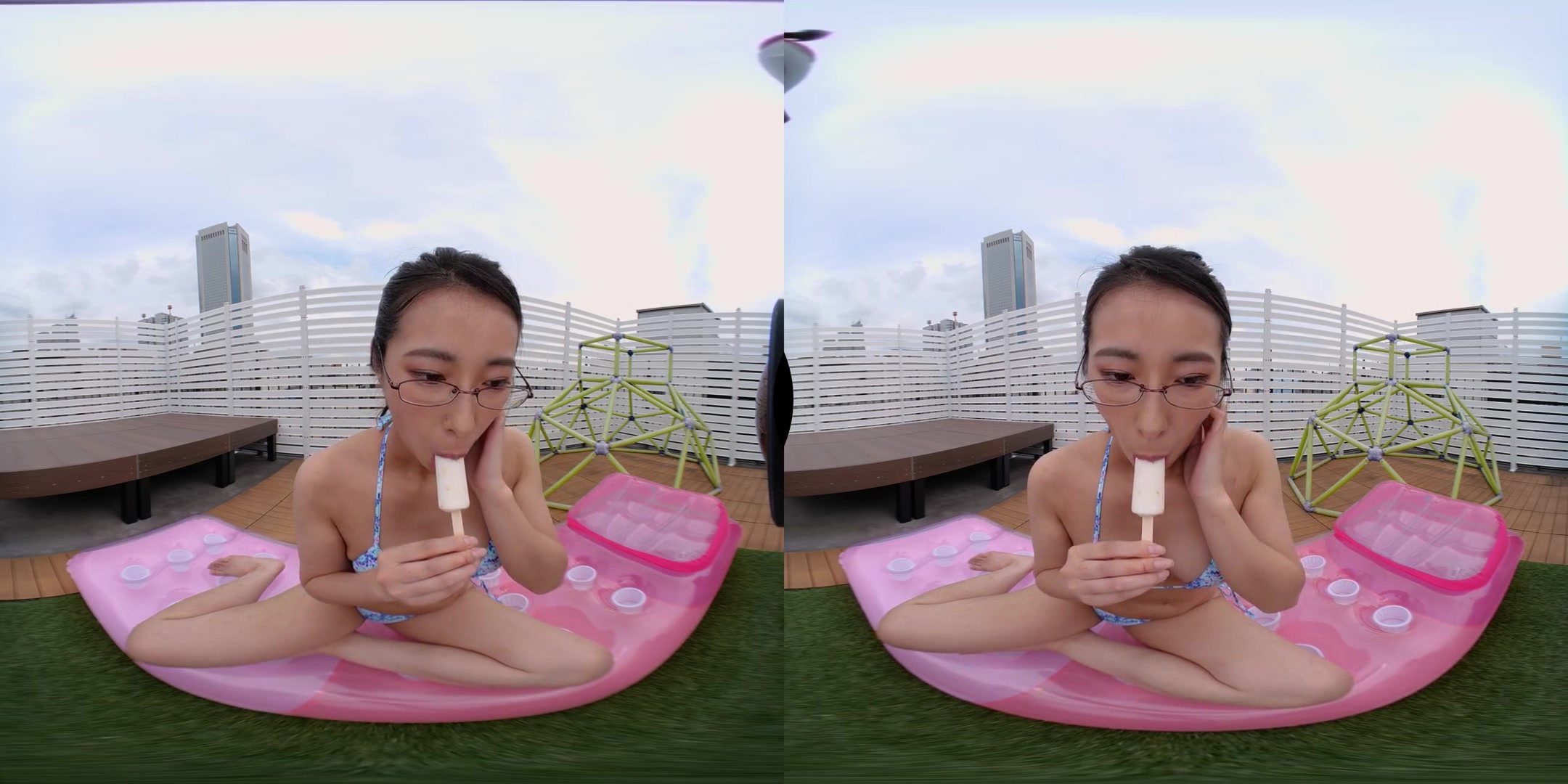 Stop! Look! Listen! Reiko - Asian Tease Panties Office Sex