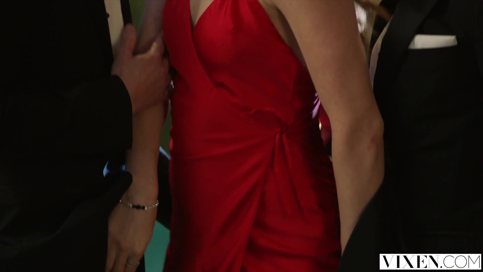 VIXEN Tori Black Takes on Two Cocks In An Award Show After Party