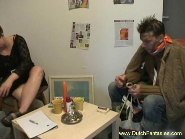 Making The Dutch MILF Cum Hard And Feel arouse Deeply