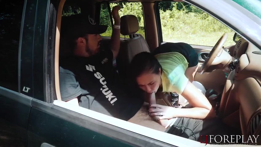 Swallowing Cum In The Car