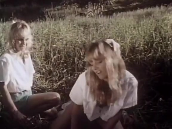 Ginger Lynn Allen, Lois Ayres, Bunny Bleu in vintage xxx scene