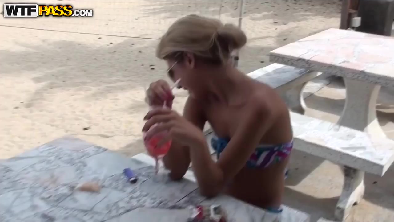 Tiffany and her female friend visit Thai beach
