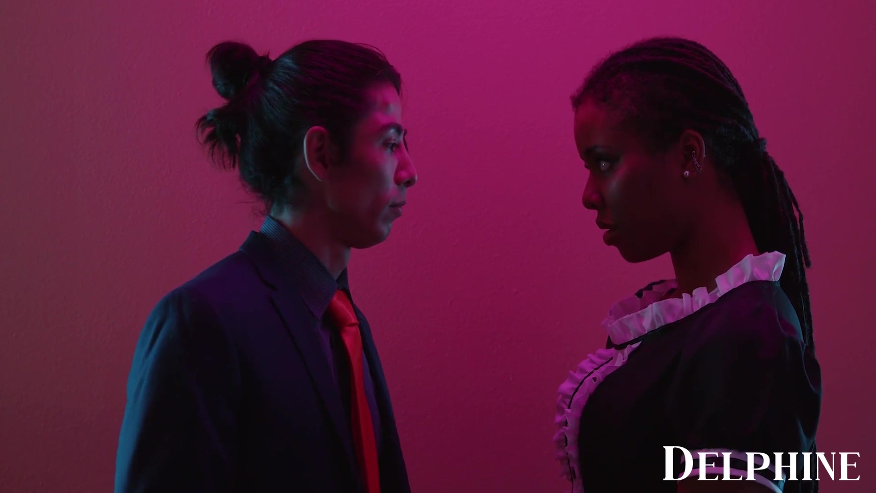 Delphine Films And Kira Noir In Sexy Maid Knows How To Please Her Customers