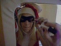Blonde Beauty gets her Xmas Presents Early