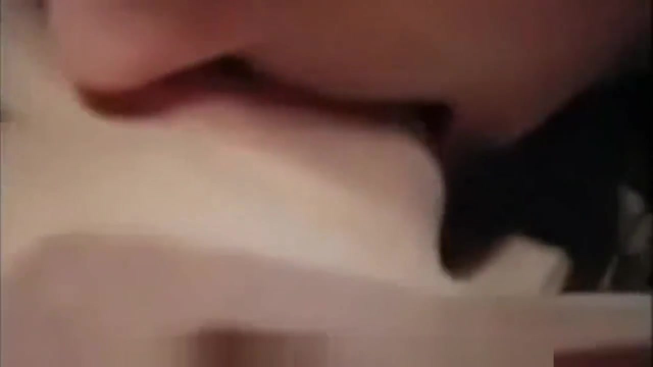Sexy brunette swallows cum