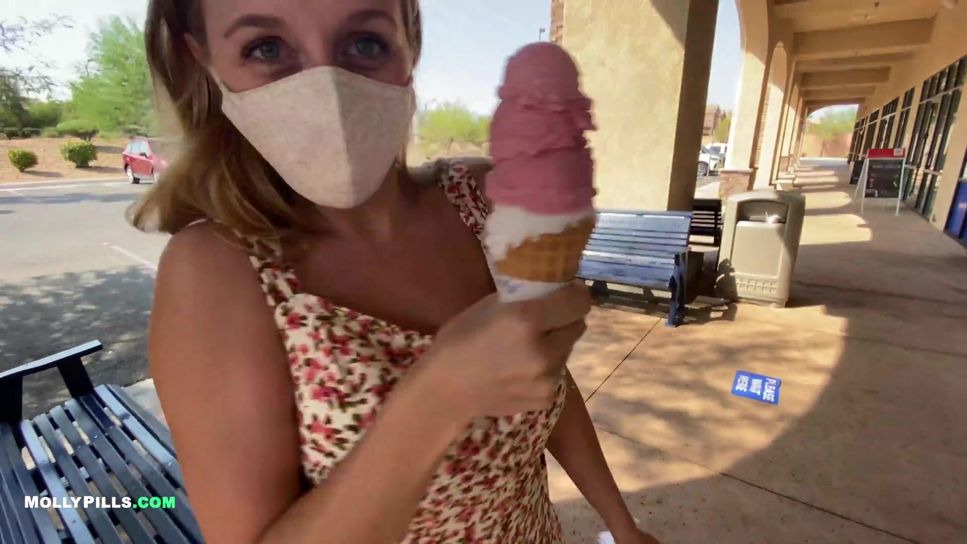 Ice Cream Date Turns Into Cream Pie Desert Naughty Roadtrip - Sex Movies Featuring Molly Pills