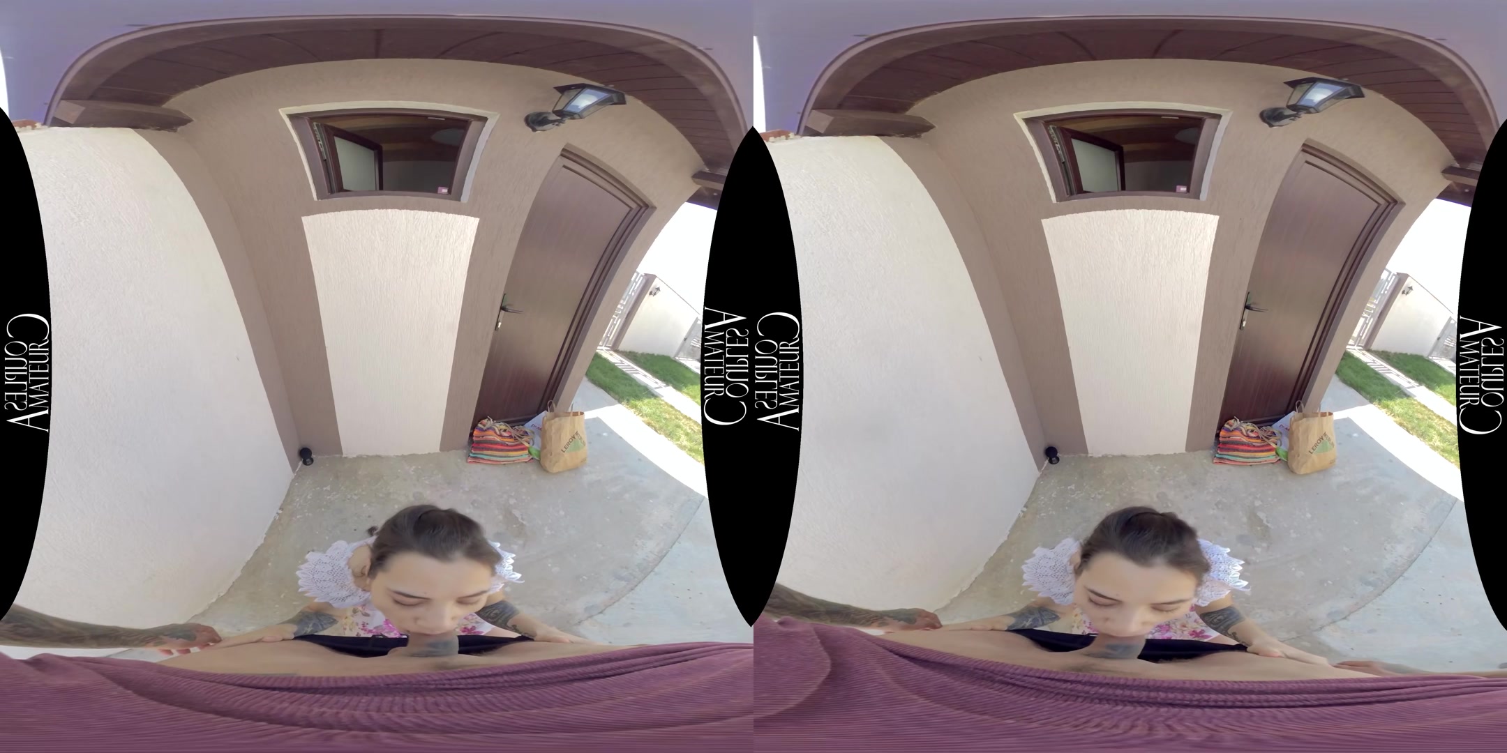 Helping My Neighbour With A Face Full Of Cum - AmateurCouplesVR