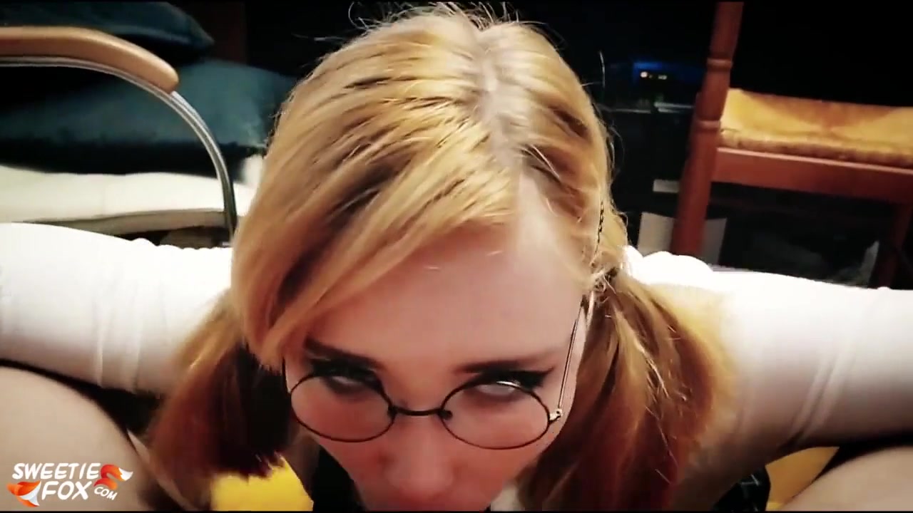 Honey teenager 18+ Deep Sucking Big Cock - Cum In Mouth