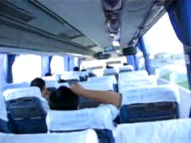 We were alone in the bus and my Asian wife got very horny
