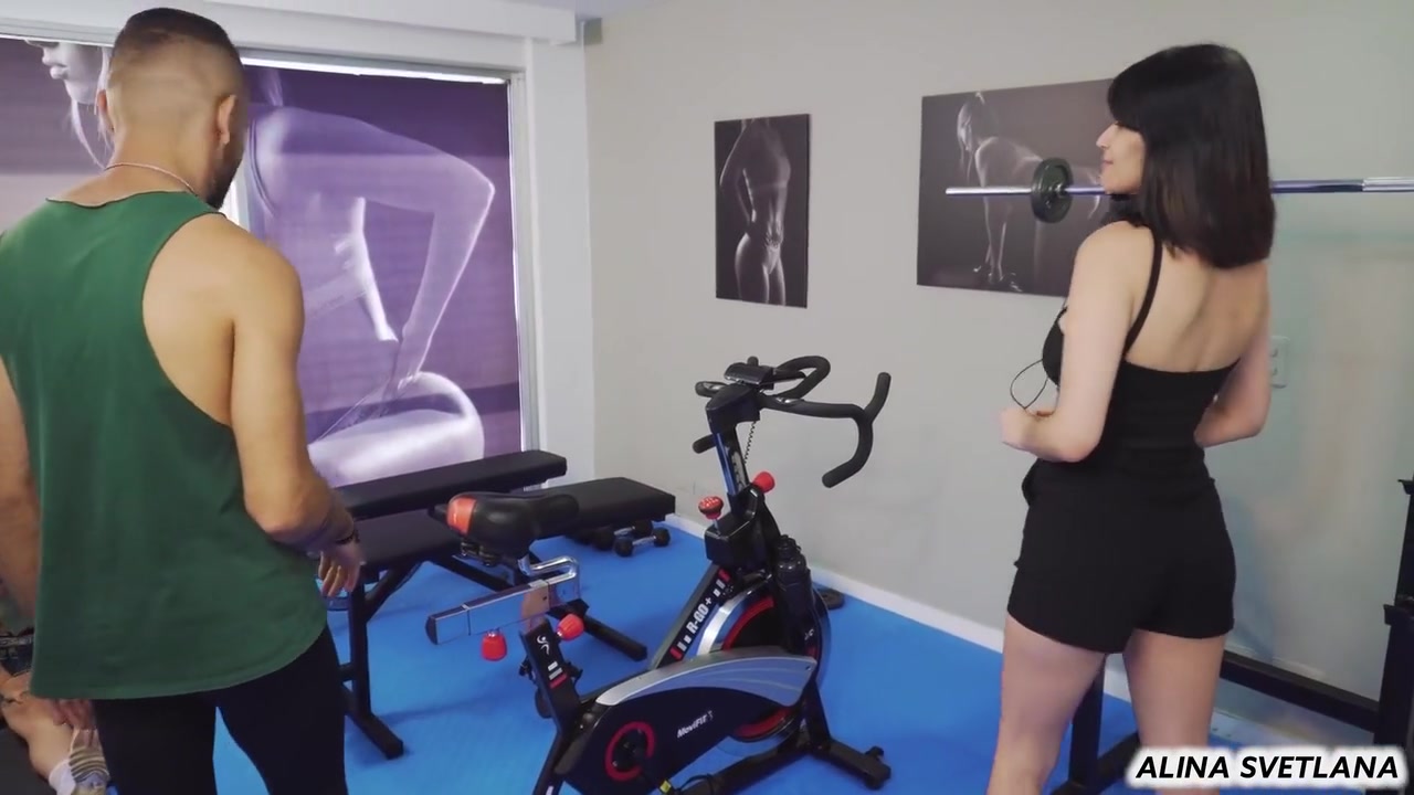 I Fuck The Gym Trainer While Another Girl Is Still Around