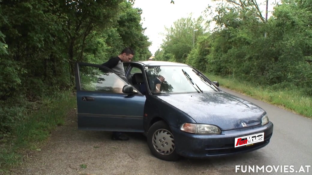 German teen 18+ Fucked on Public Road