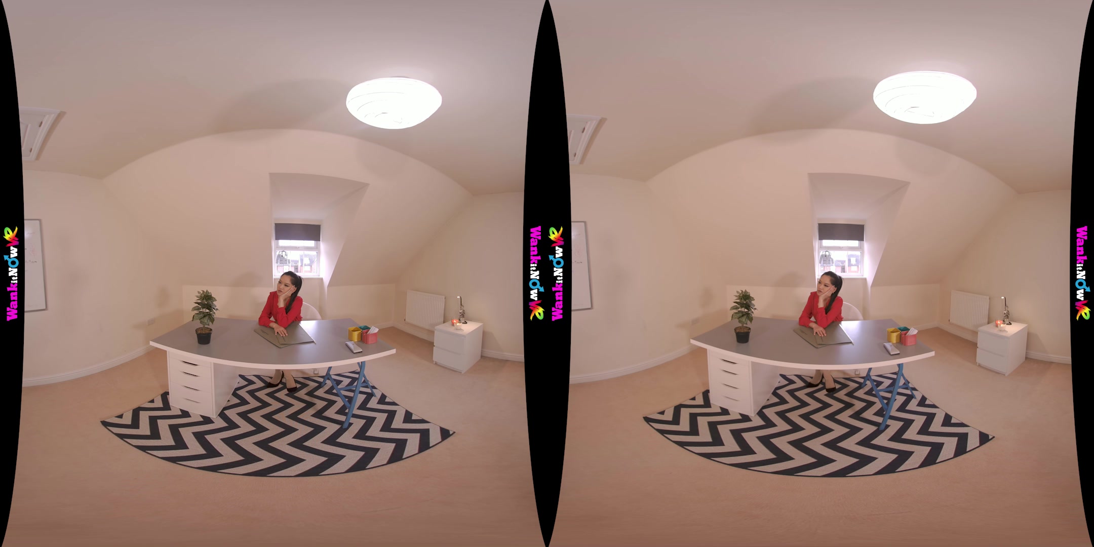 Horny Boss featuring Louisa Lu - WankitNowVR