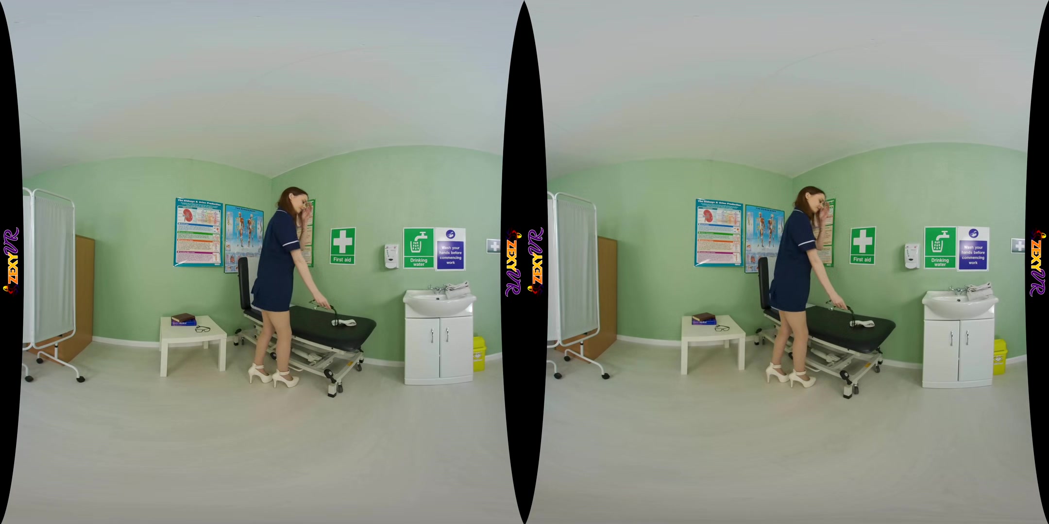 Back To Health - Hot Redhead Solo Vr Striptease