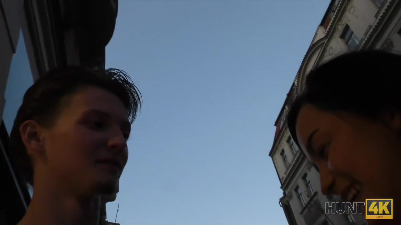 HUNT4K. Poor guy has to watch girlfriend's awesome sex for money