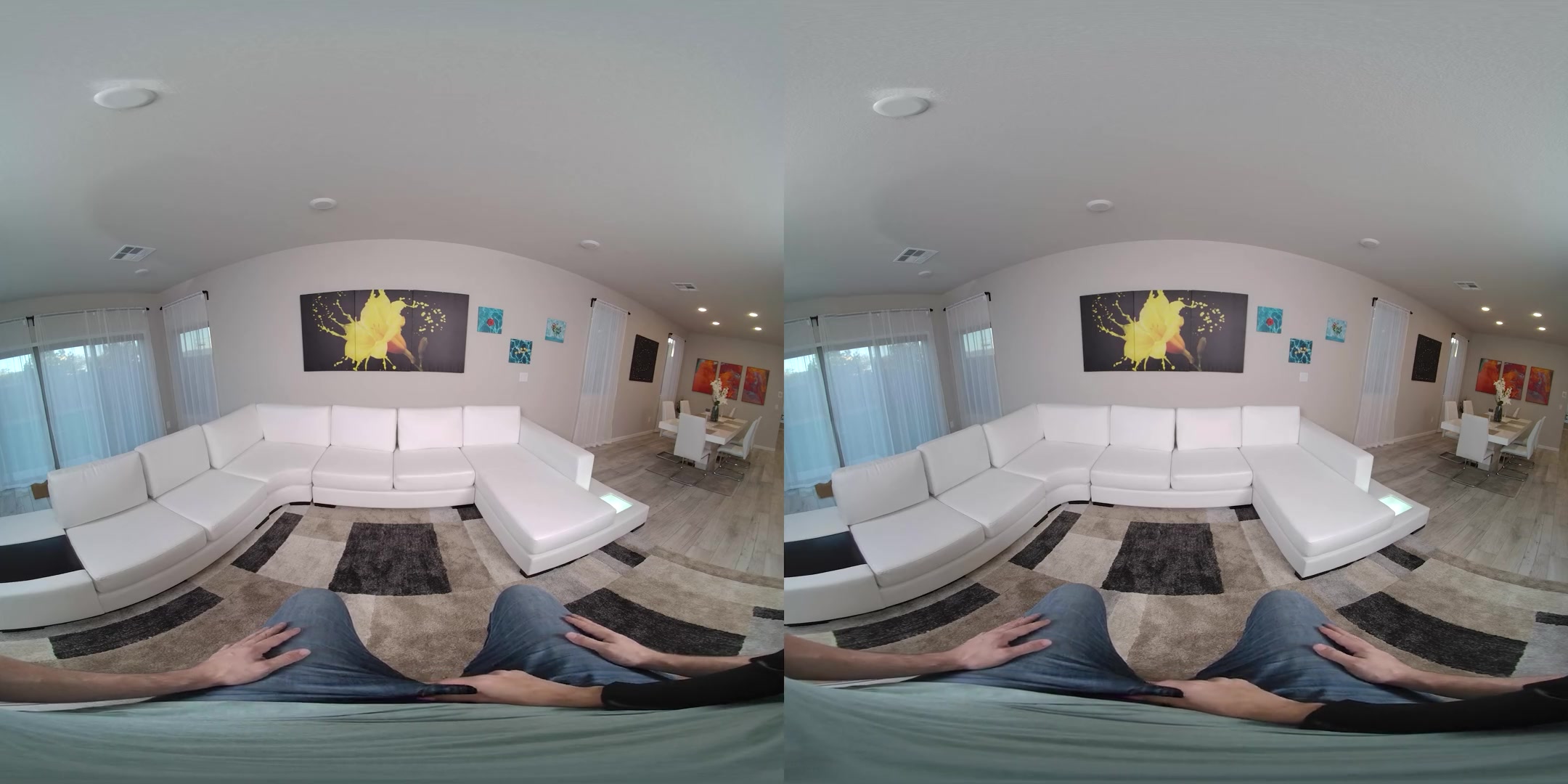 Special Surprise from Eliza Ibarra; Brunette Pornstar Blowjob and Fucking in VR