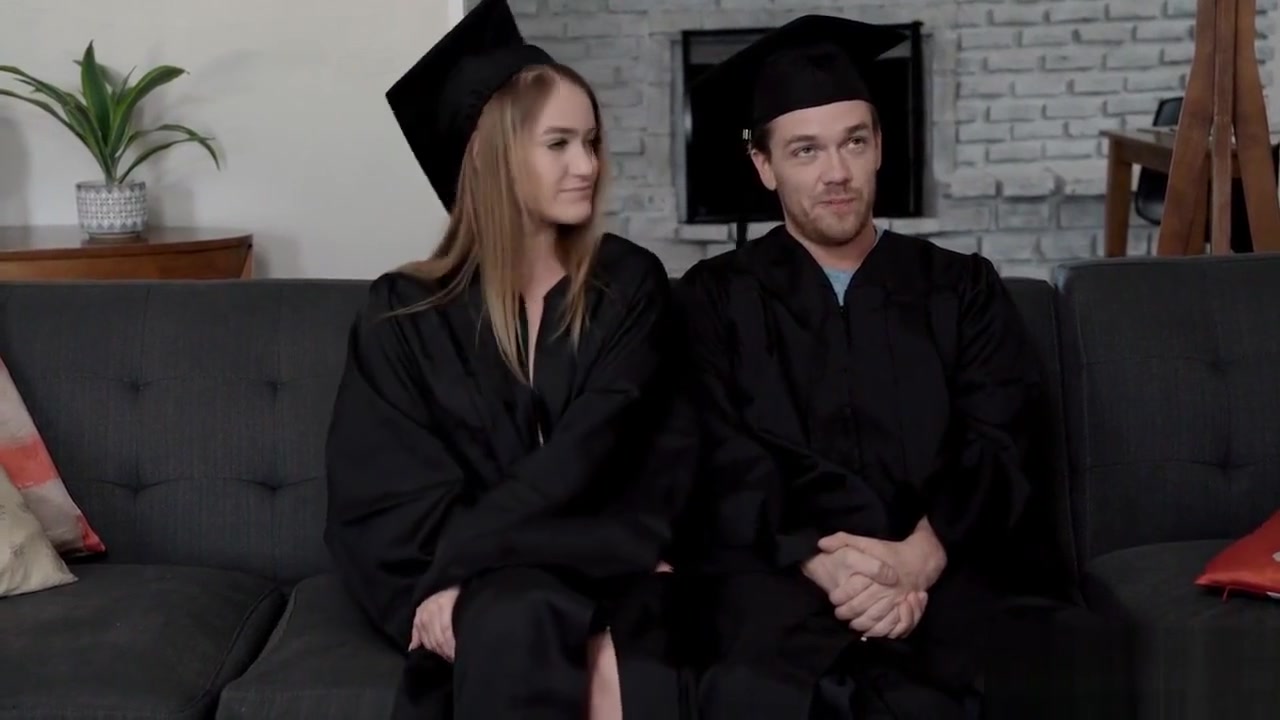 Got to fuck my big ass stepsister after our graduation