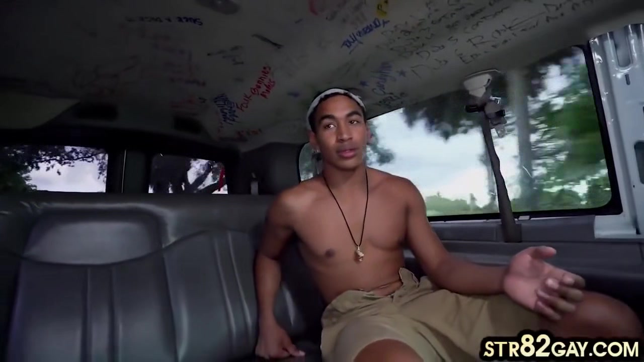 Ebony Str8 Stud Balls Licked By Hairy Gay In Pickup Bus