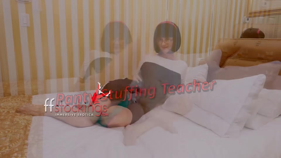 Panty stuffing teacher