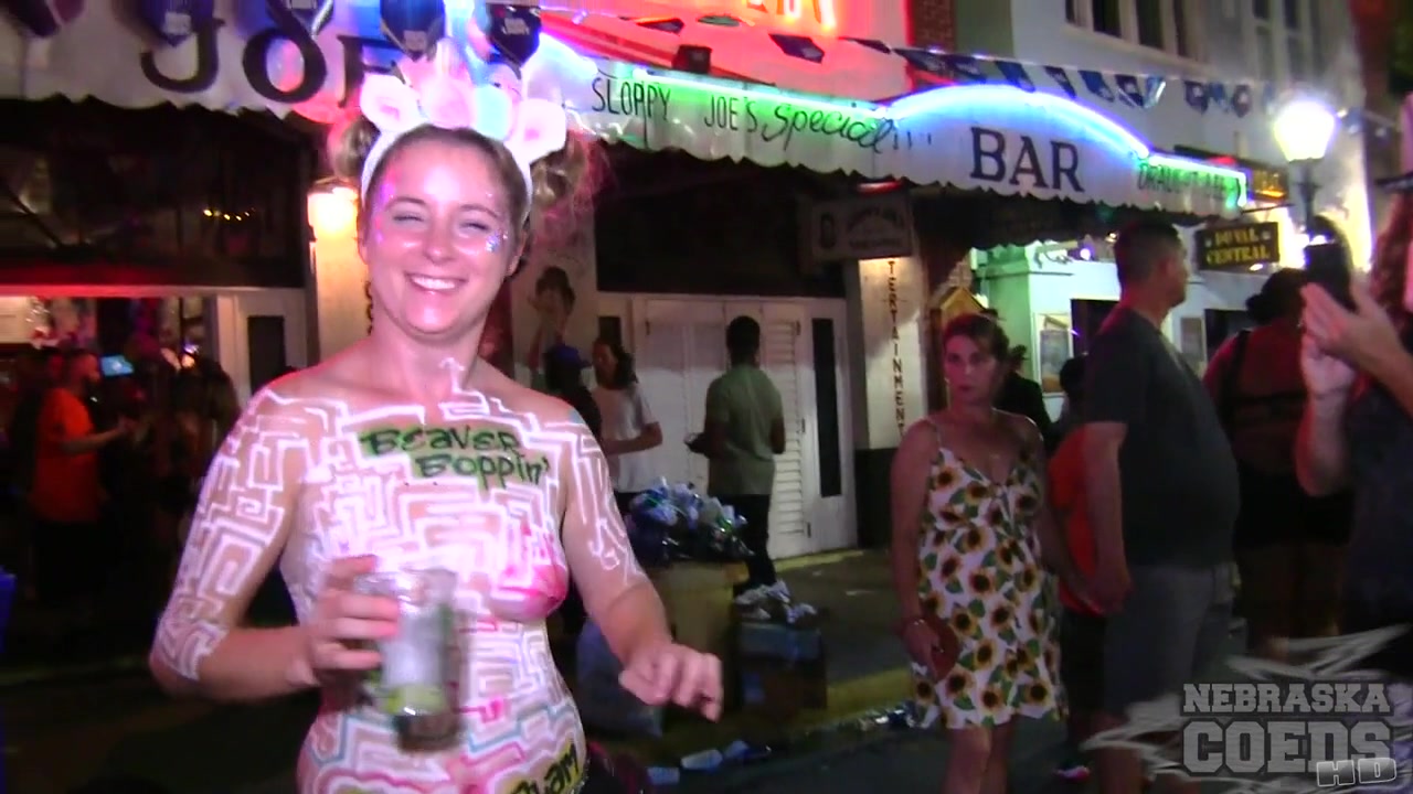 Beautiful Festival Girls Exposing Their Skin Halloween Street Party Fantasy Fest 2018 - NebraskaCoeds