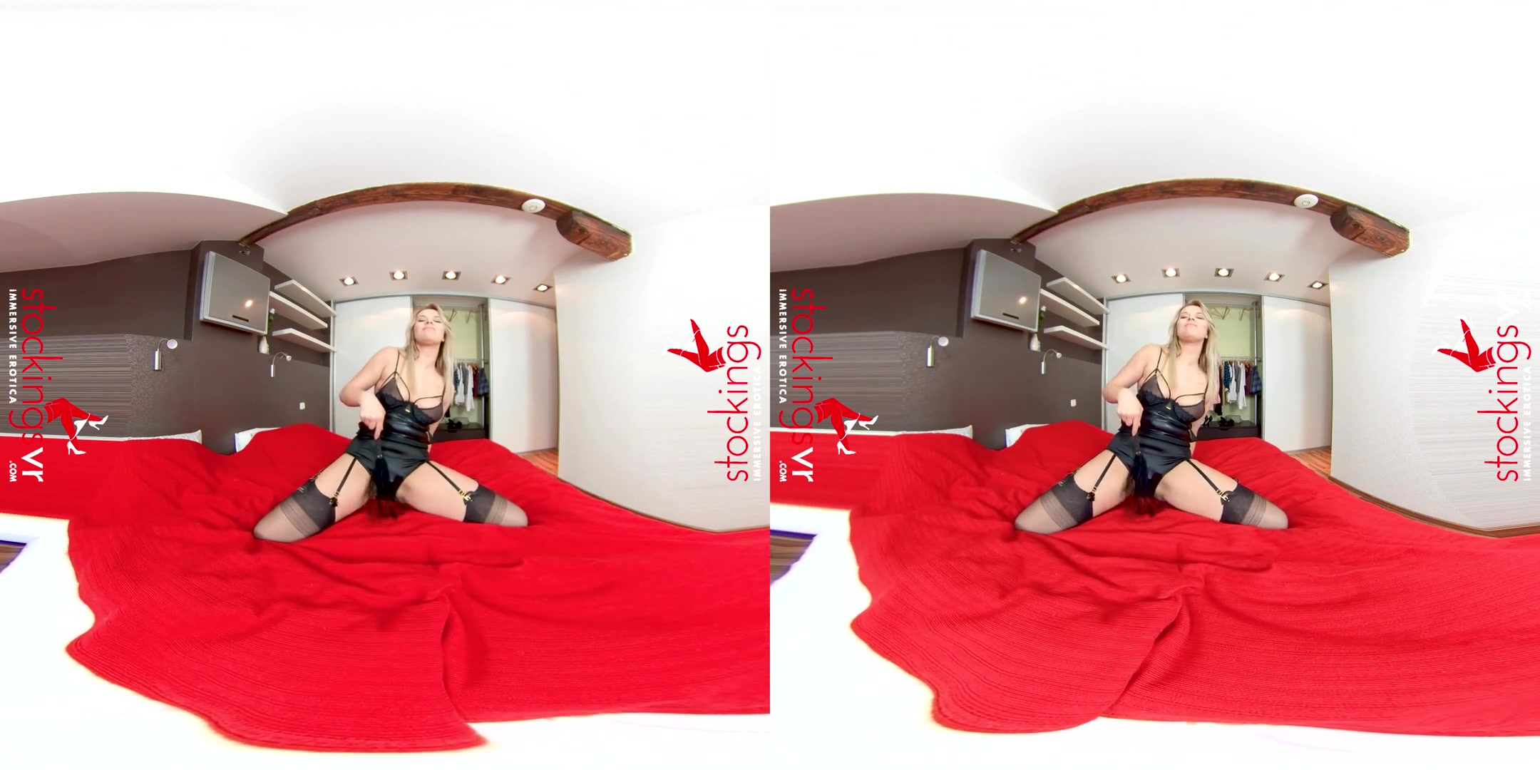 Naughty Julia & Nikky Dream in Black Panty Punishment - FFStockings