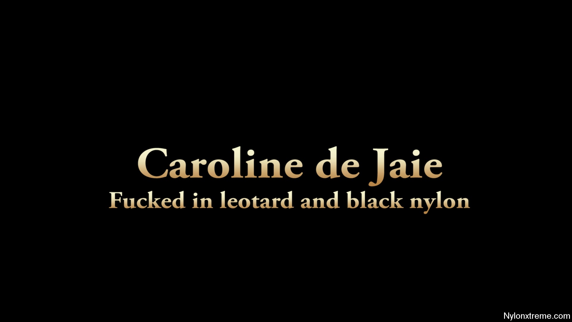134 Caroline De Jaie Leotard And Black Pantyhose - Sex Movies Featuring Sexy Tights