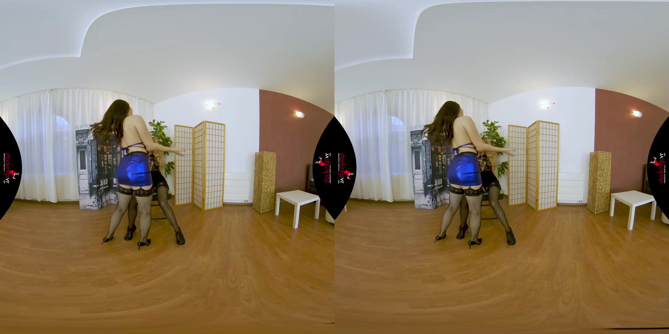 Sheer Pleasure - Lesbian 3D Porn Voyeur Stockings Fetish