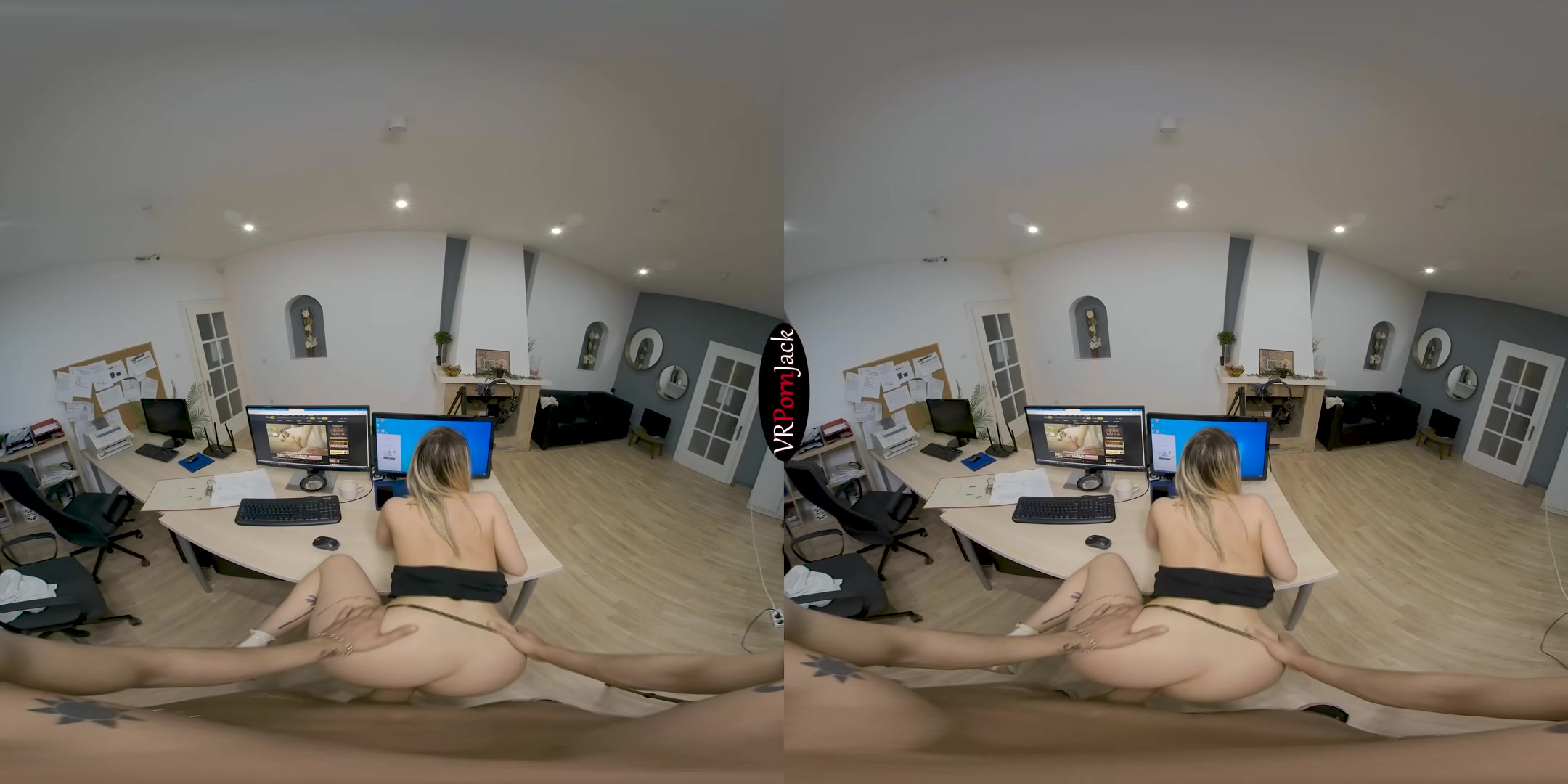 At the Office - Blackmailing My Secretary - VRpornjack