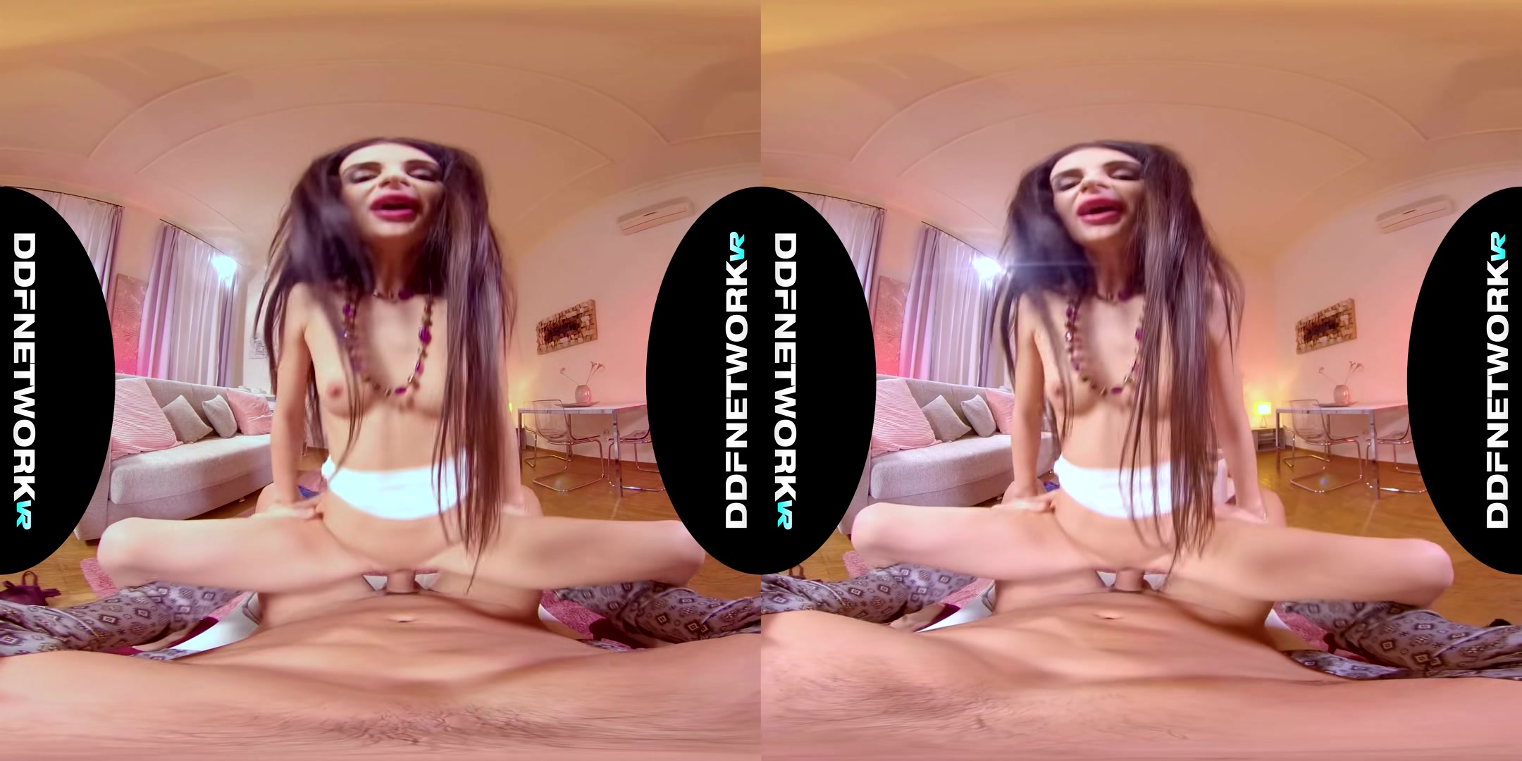 Insatiable Sex Fiend - Thin Brunette Riding - Sexlikereal