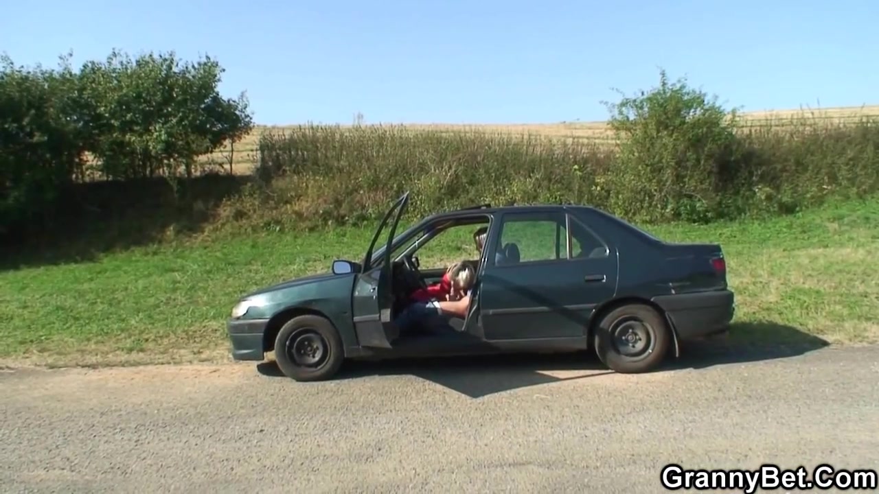 Very Old Mature Woman Rides Big Cock