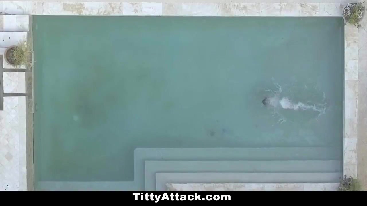 Busty Latina Fucked By The Pool
