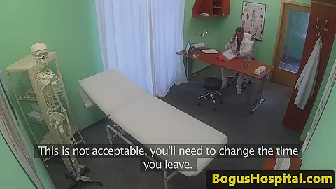 Real euro bent over and fucked by doctor