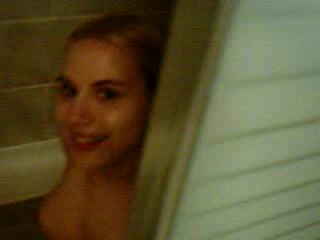 Beautiful girl filmed by her boyfriend in the bathroom