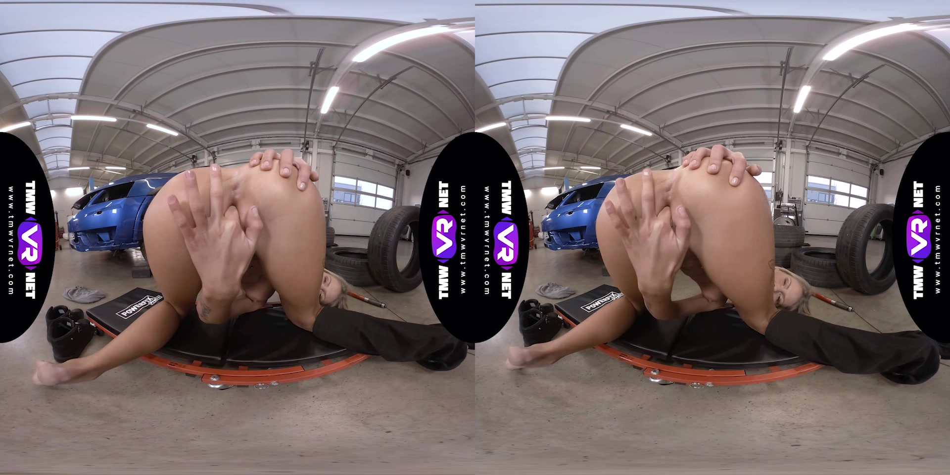 Solo orgasm in garage - TmwVRnet