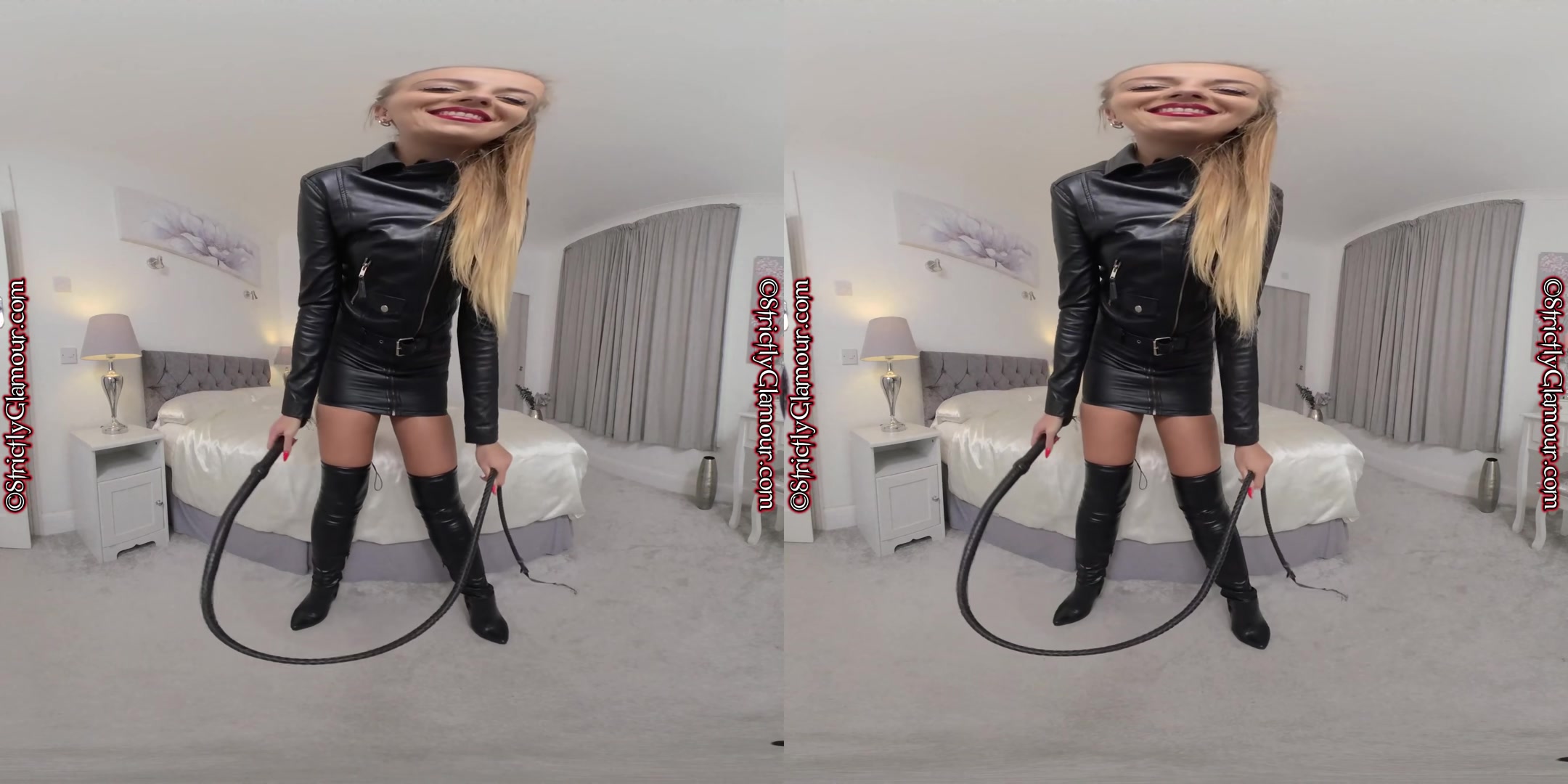 Monika Fun With Leather - StrictlyGlamourVR