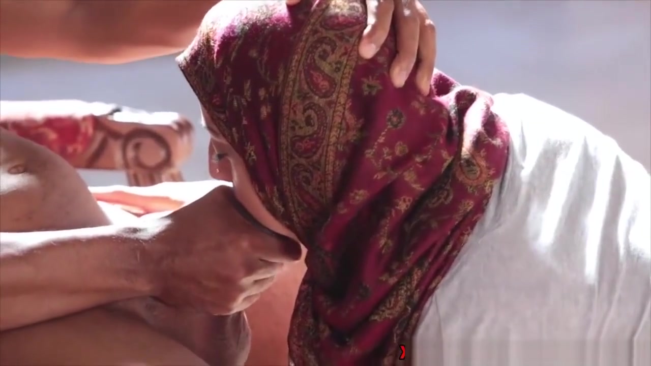 Cute Chick With A Hijab Got On Her Knees For A Fuck