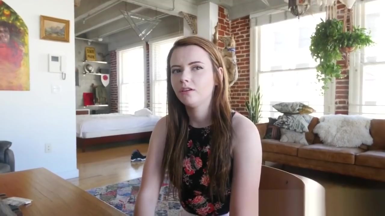 Young stepsister sucking and fucking in POV
